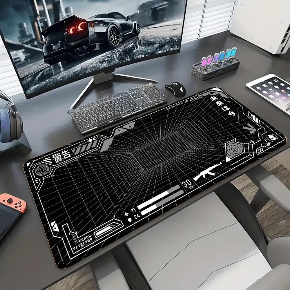 Gaming Home Accessories - Alfombra de escritorio con rejilla de