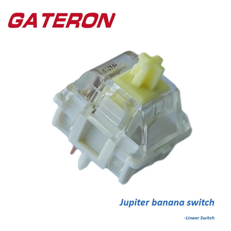 Jupiter Gaming Accessories - Gateron-interruptor Banana Júpiter, interruptores táctiles de