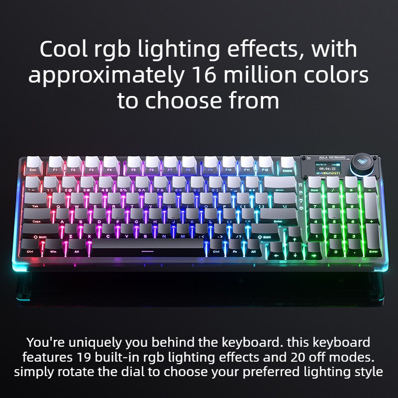 Teclado Mecánico AULA F98proV3 - Gaming Accessories Ipad reseña y precio