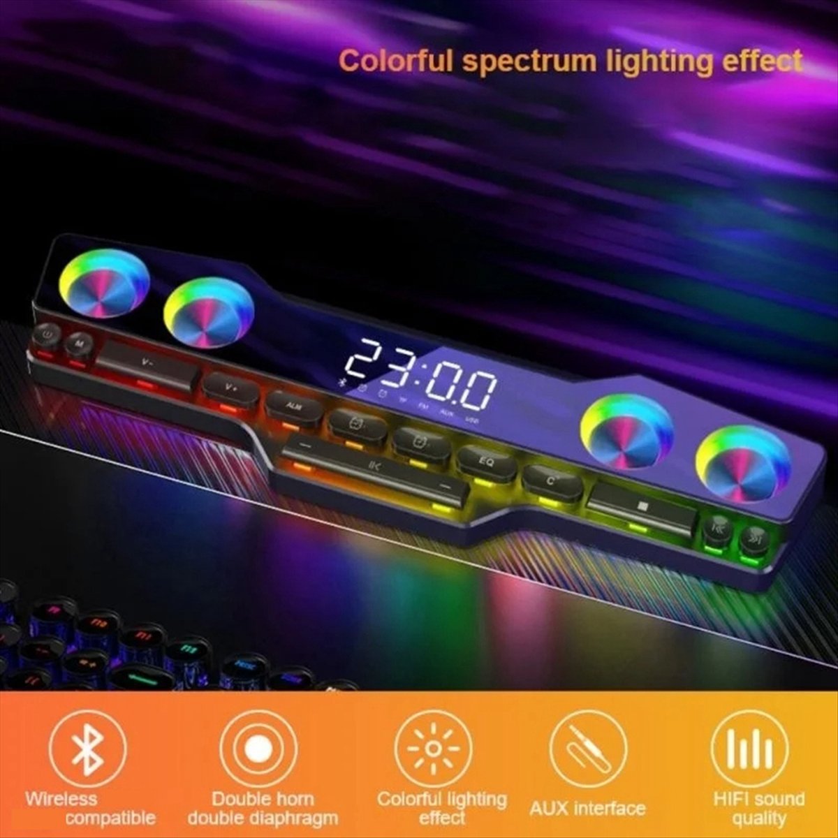 Altavoces DTC5 V18 con Luces L - Gaming Home Accessories reseña y precio