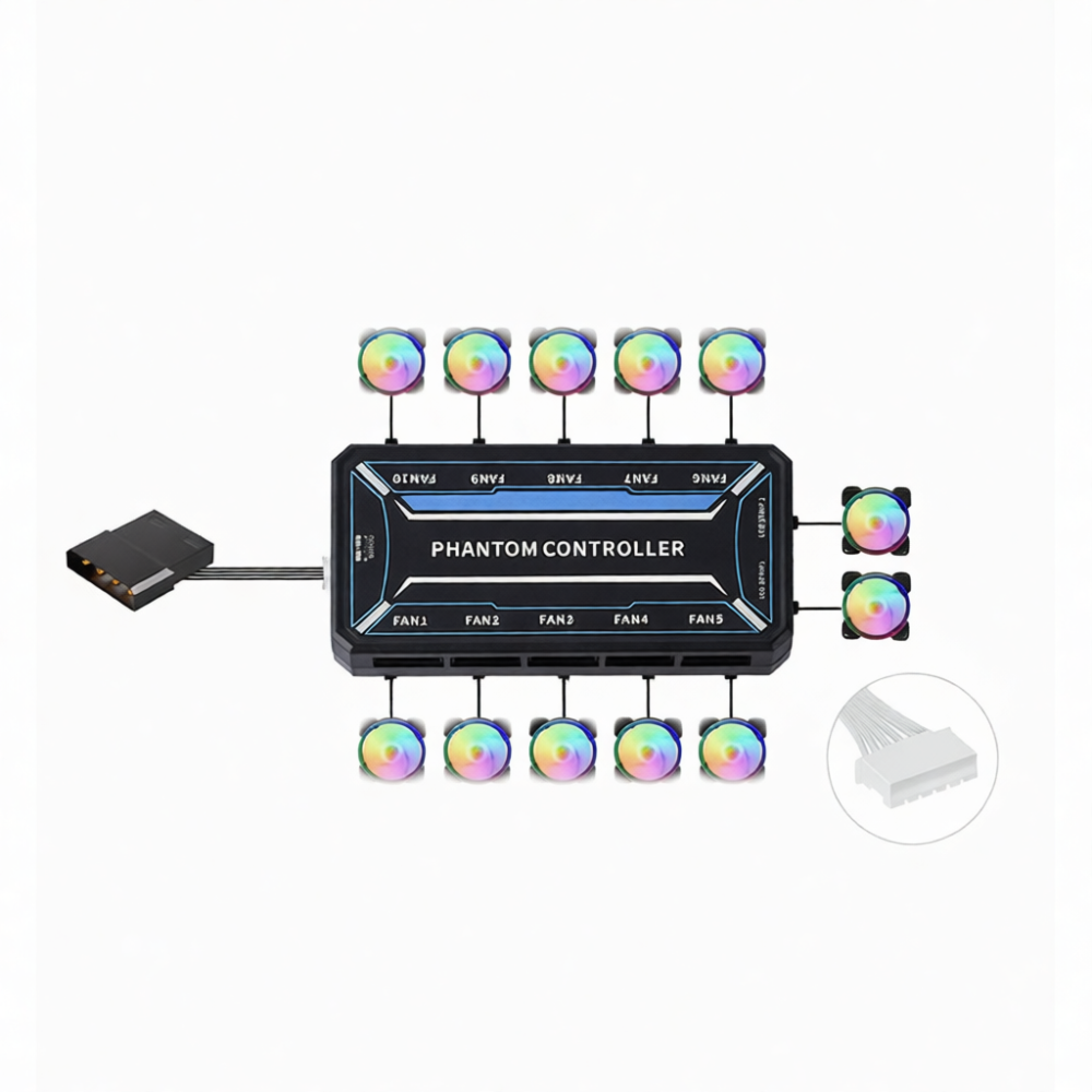 Controlador Remoto de Ventilad - Fan Hub Rgb Controller reseña y precio