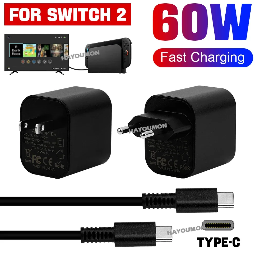 Adaptador de CA para Switch 2, - Gaming Accessories Wall Mount reseña y precio
