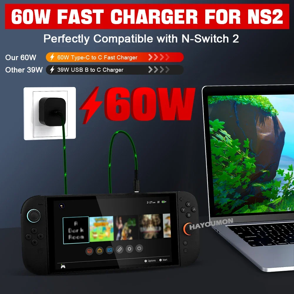 Adaptador de CA para Switch 2, - Gaming Accessories Wall Mount reseña y precio
