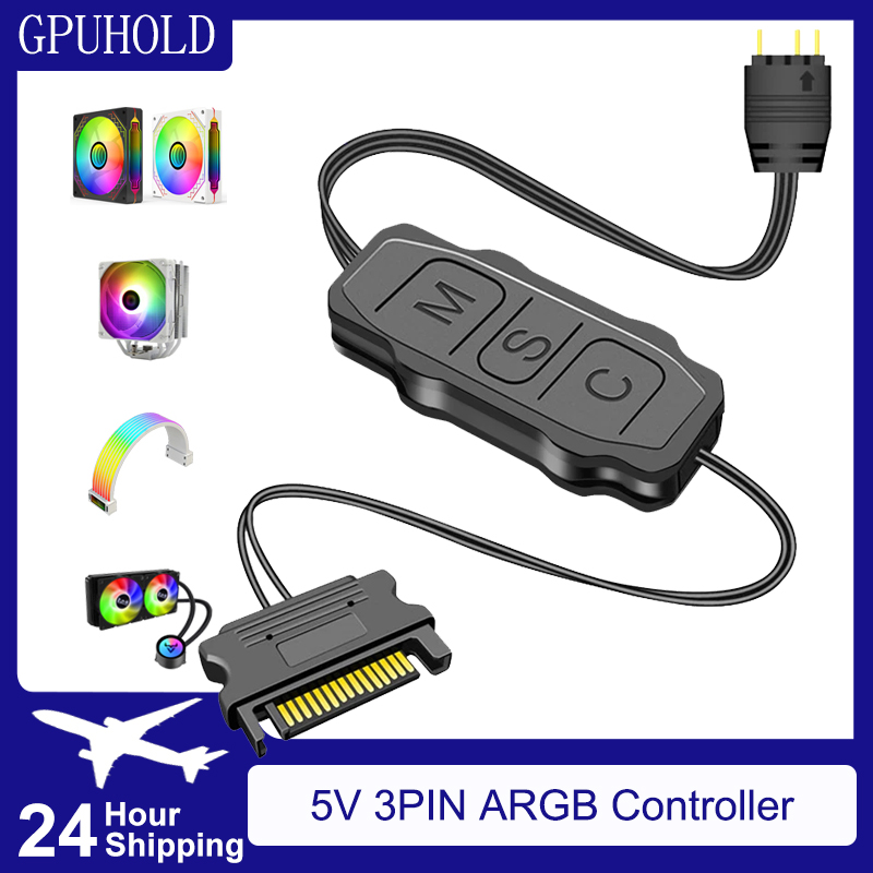 GPUHOLD SATA interfaz 5V 3PIN  - Fan Hub Rgb Controller reseña y precio