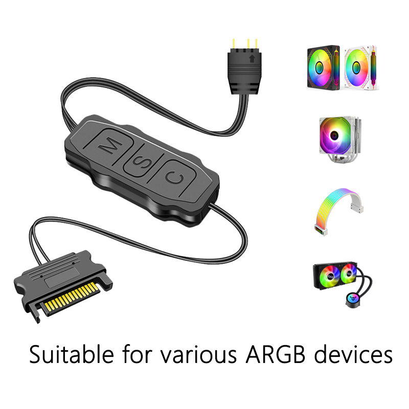 GPUHOLD SATA interfaz 5V 3PIN  - Fan Hub Rgb Controller reseña y precio