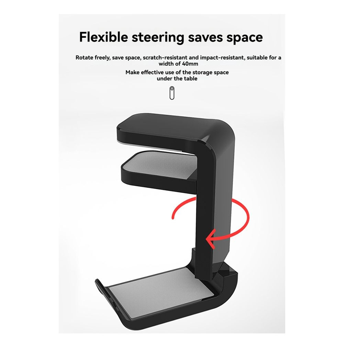 ABYB 360 °   Soporte giratorio - Gaming Accessories Wall Mount reseña y precio